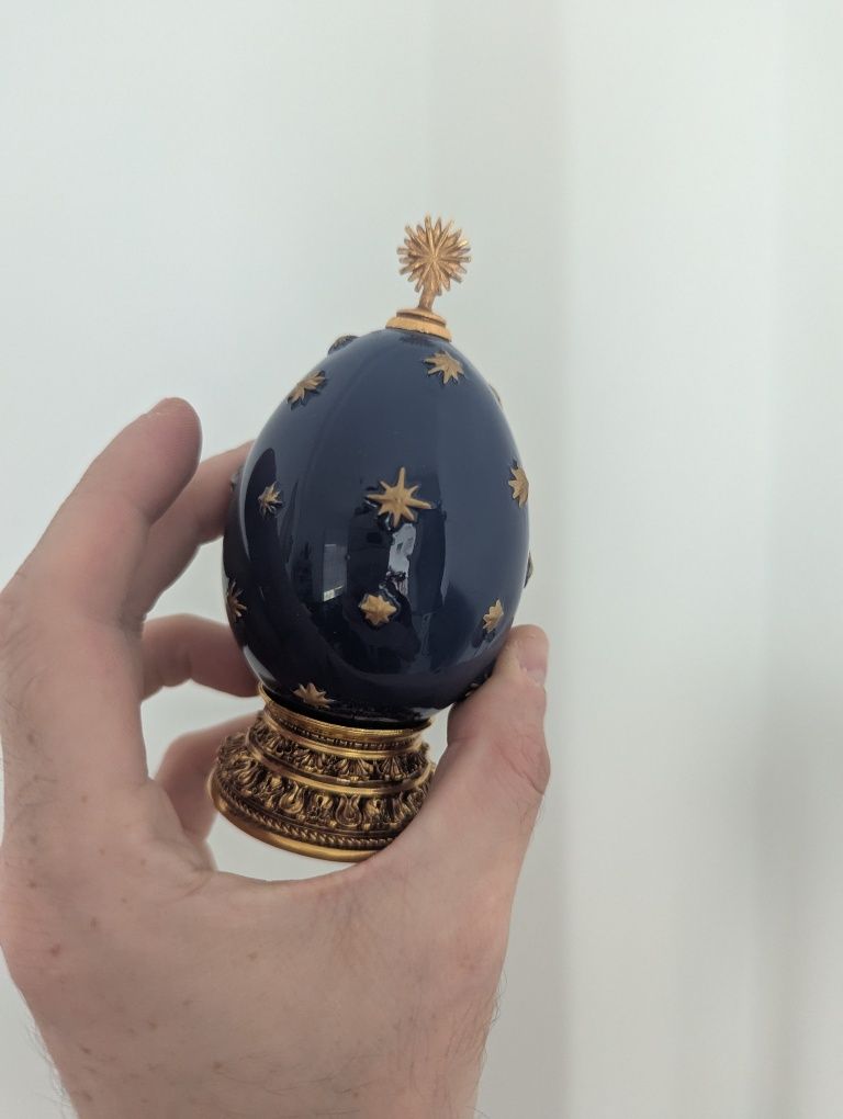 Fabergé Franklin Mint – Dois Ovos Raros de Arte Sacra