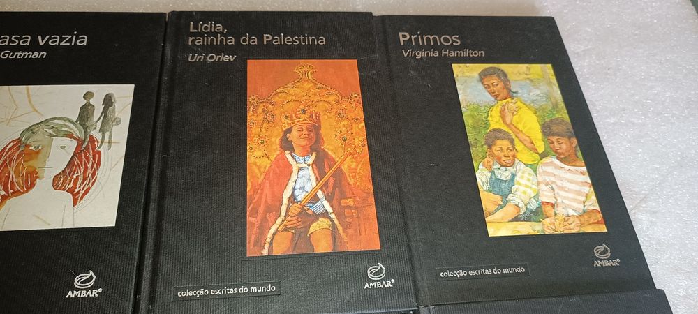 8 livros Colecção Escritas do Mundo ambar