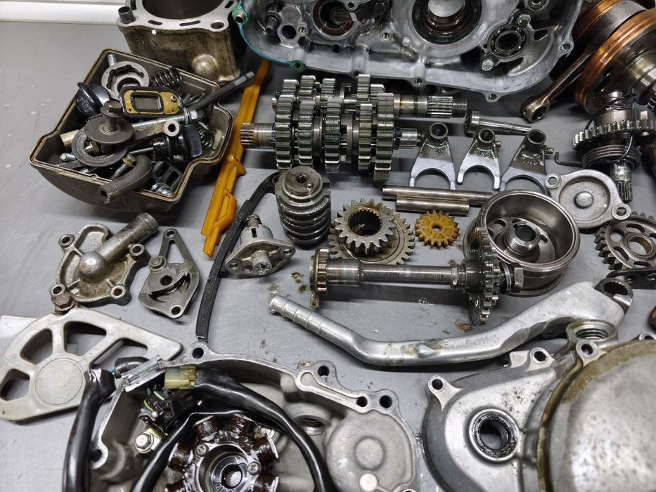 Honda crf 250r 04-09r głowica kartery stator Kopka balans skrzynia wal