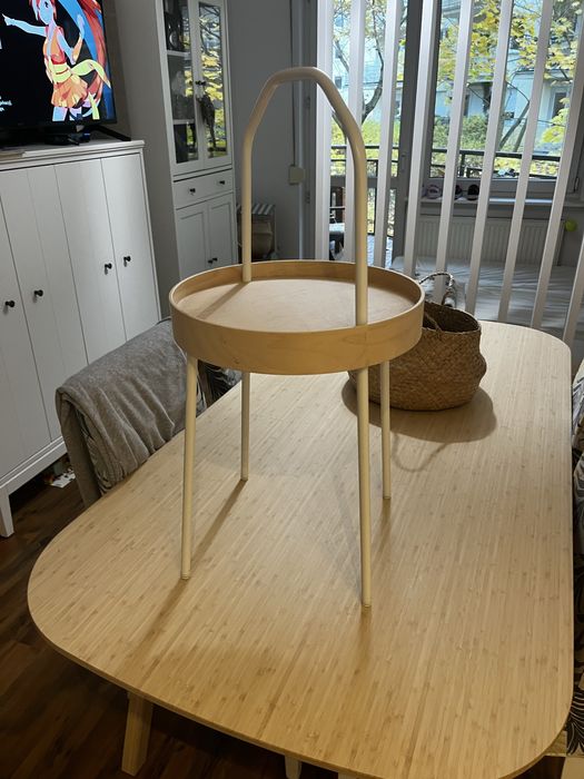 IKEA BURVIK Stolik kawowy , biały, 38 cm