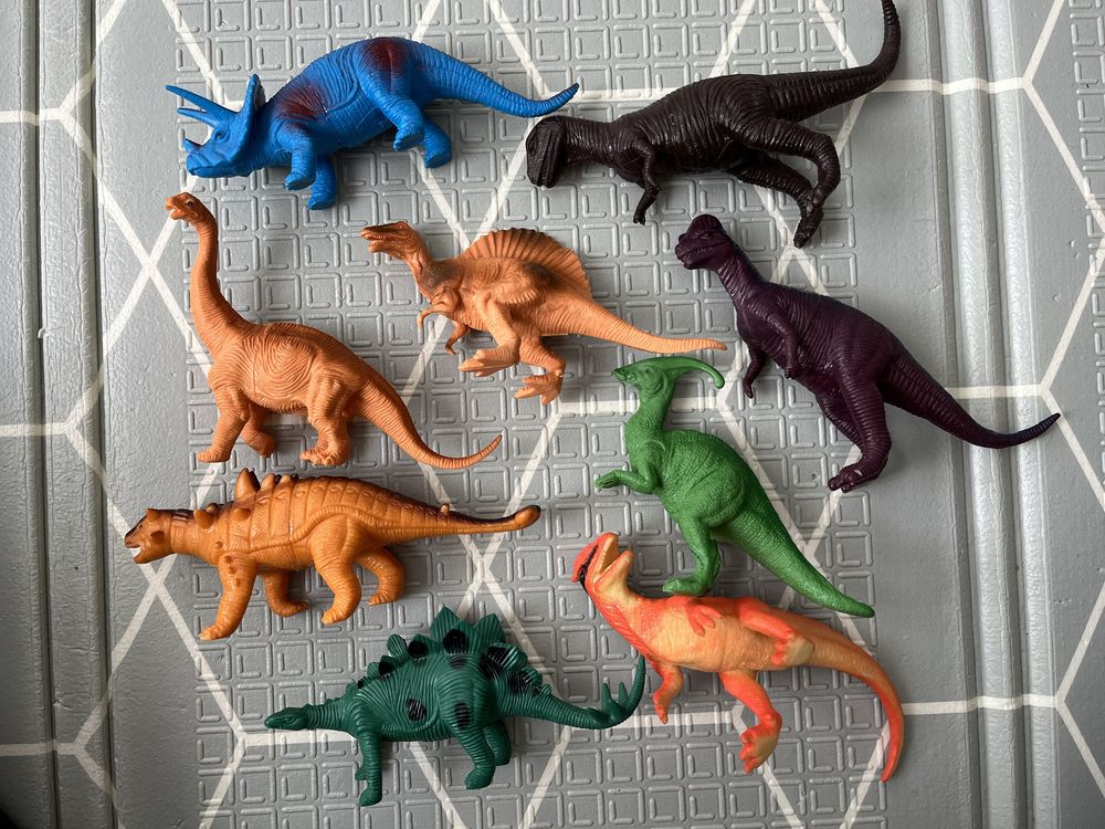 Dinozaury duży zestaw 9 sztuk