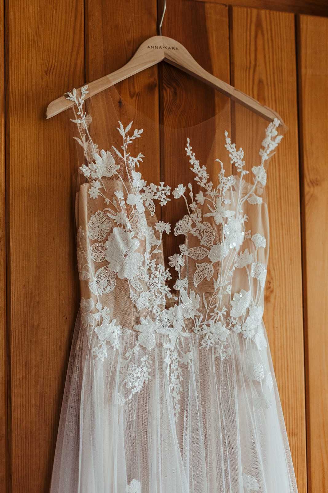 Suknia ślubna Anna Kara Primrose r38 (169 cm wzrostu + ob