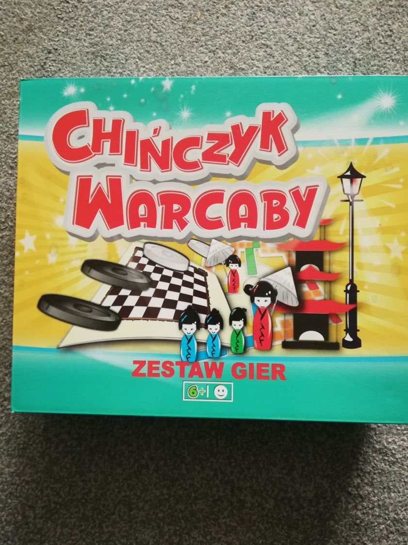 Gra planszowa 2 w 1 CHIŃCZYK i WARCABY