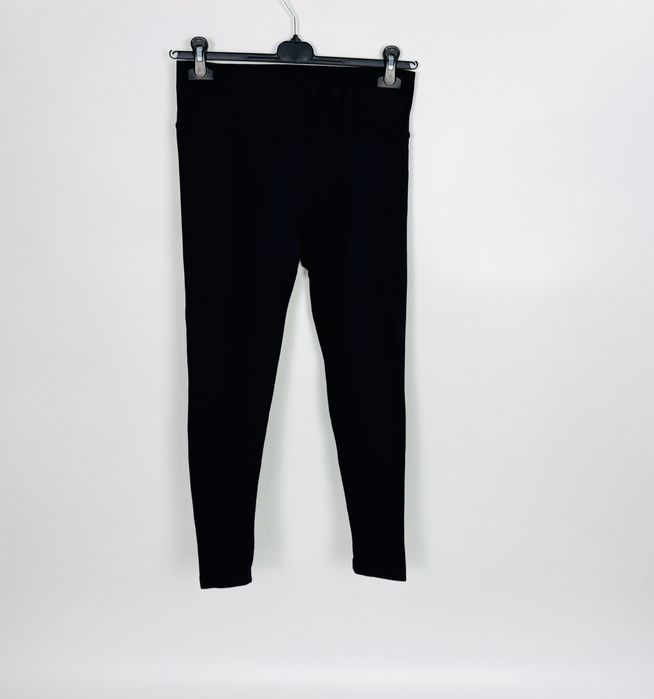 Czarne legginsy sportowe w prążki XL 42 We are fit