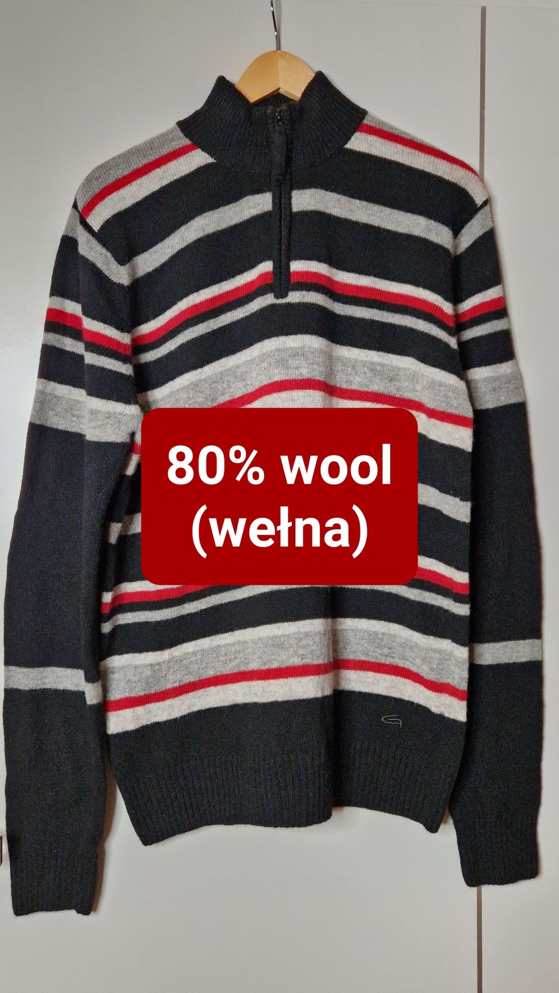 Męski wełniany sweter  Carry