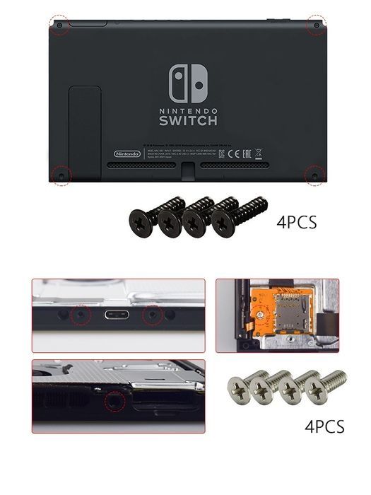 Nintendo Switch NS NX narzędzia zestaw do naprawy gniazda kart microSD