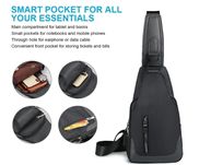 plecak typu sling z portem ładowania usb