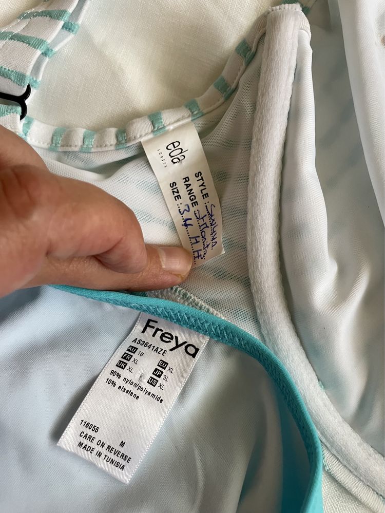 Bravissimo St.Moritz Freya Soda 34HH 75HH 75K XXL bikini turkus Plus