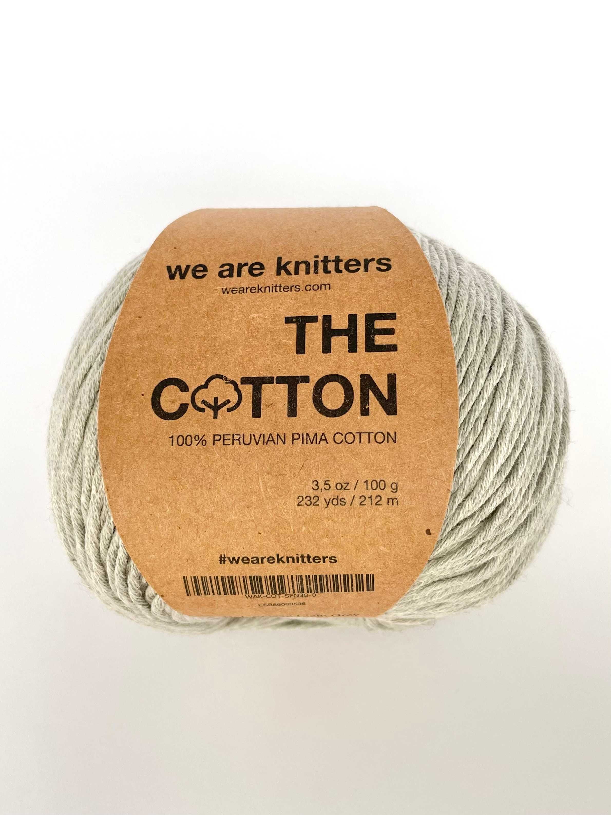 Włóczki WE ARE KNITTERS Bawełna Pima Cotton kolor Jasny Szary 13 sztuk