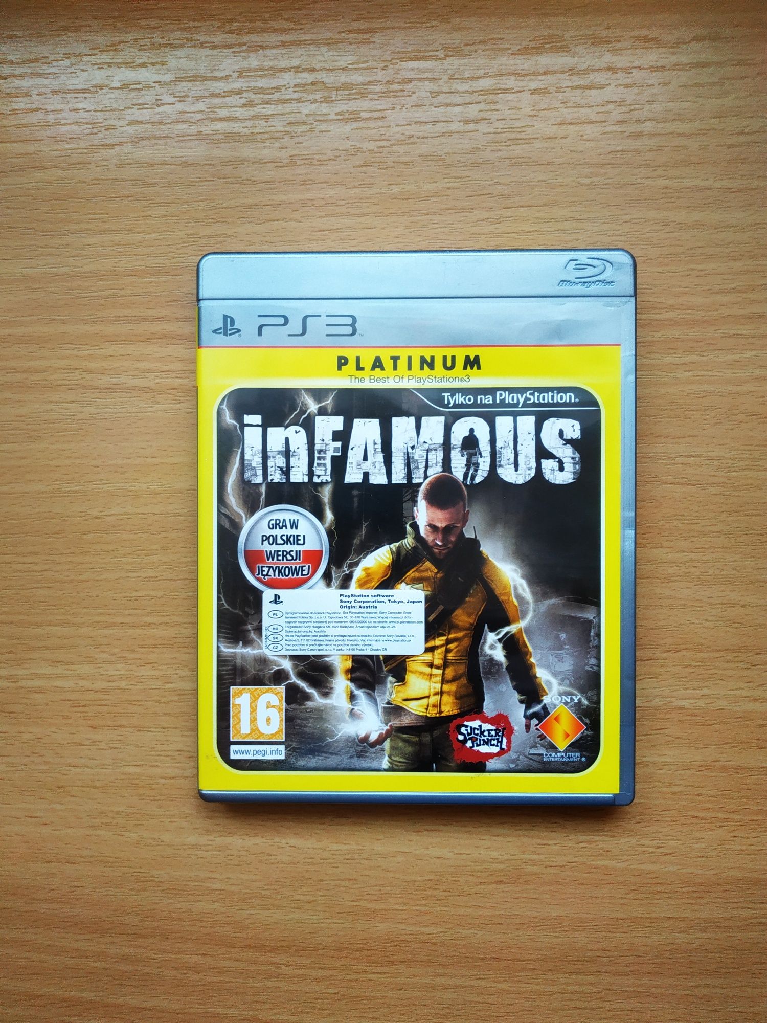 Infamous ps3, pl, stan bardzo dobry, możliwa wysyłka przez olx