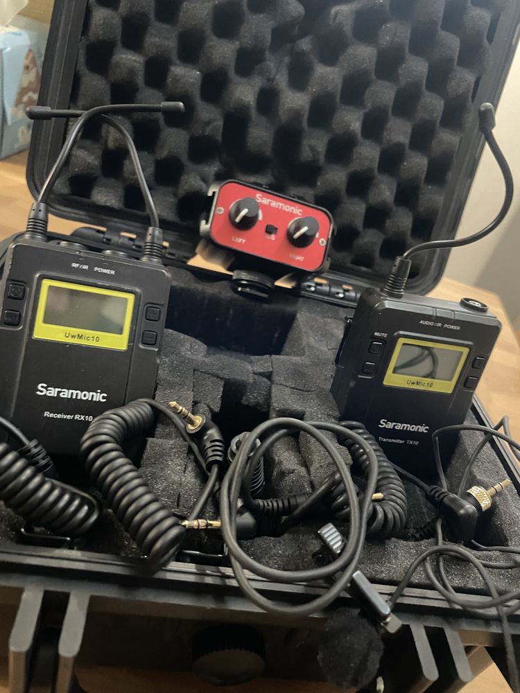 Saramonic UWmi 10 + adapter sr-ax100