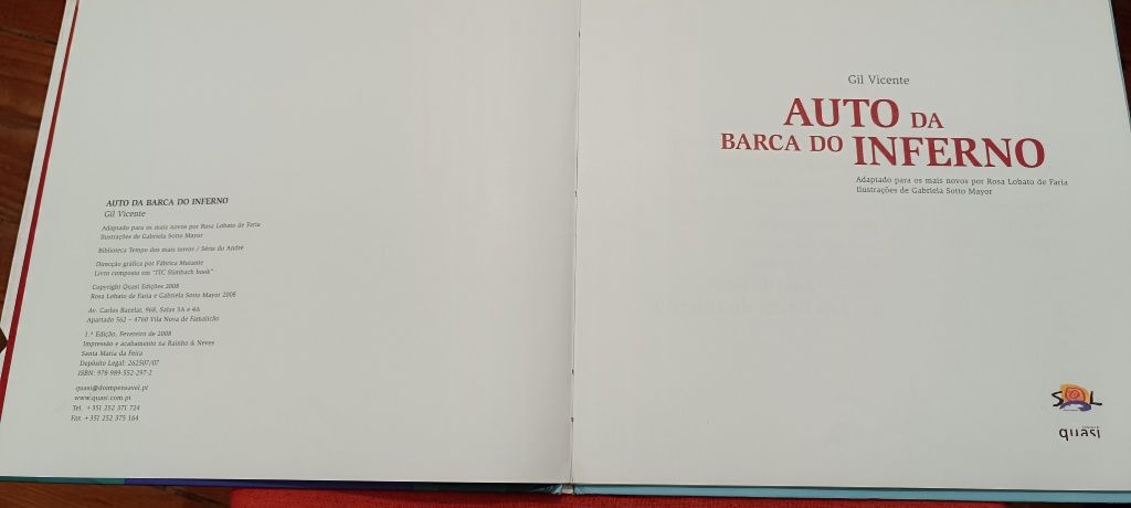 Livro - Auto da Barca do Inferno