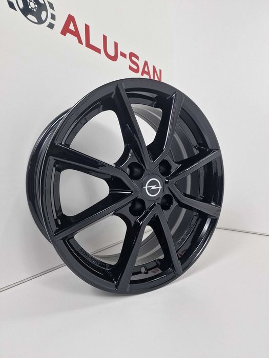 NOWE alufelgi OPEL 16" 4x100 ASTRA CORSA MERIVA VECTRA - Czarny Połysk