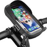 Uchwyt rowerowy na telefon - wodoodporny, obrotowy 360°, do 6.4 cala