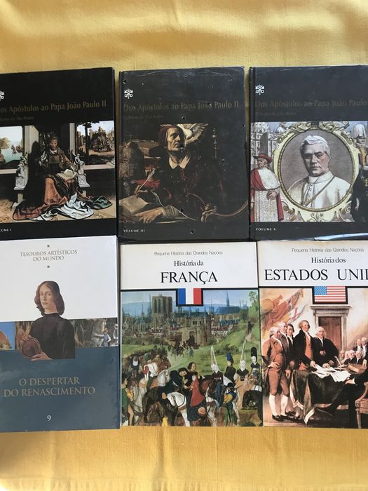 Varios livros Historia Portigal e Historia Mundo