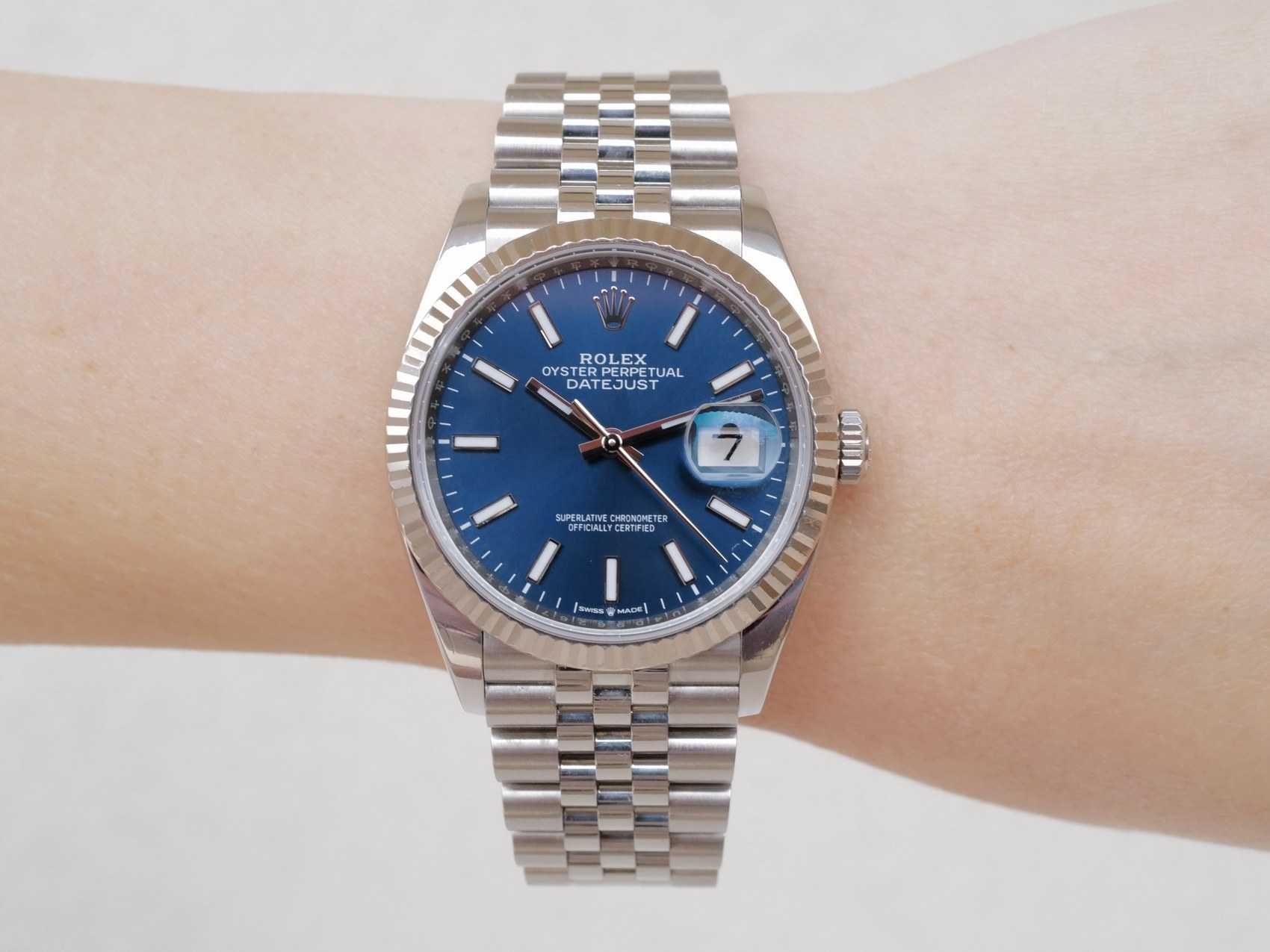 Rolex Datejust 36mm Jubilee Blue Dial