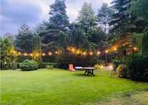 Girlanda OGRODOWA MOCNA 20M + 20X ŻARÓWKA LED E27 1W 3000K