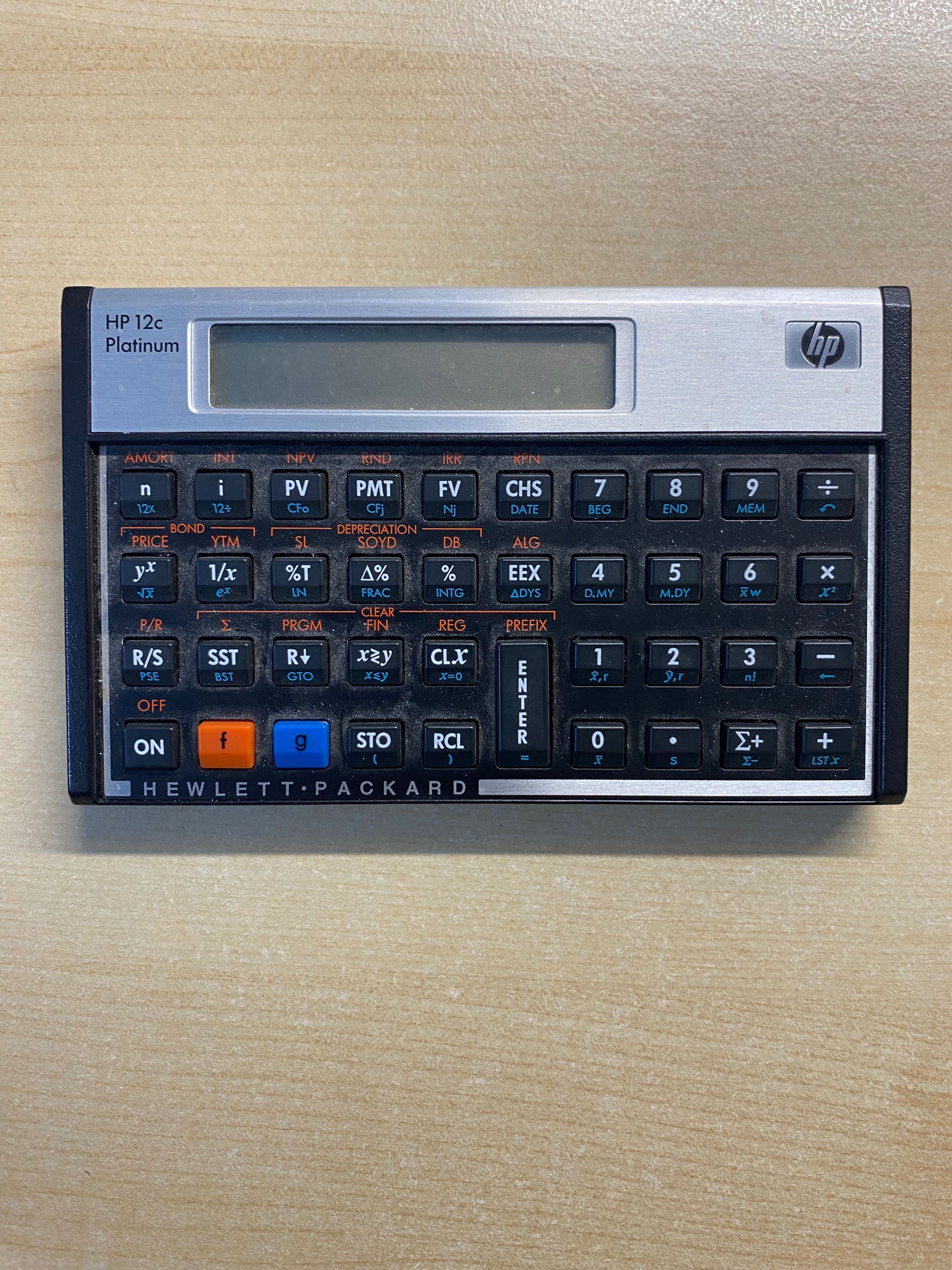 Máquinha de calcular financeira HP