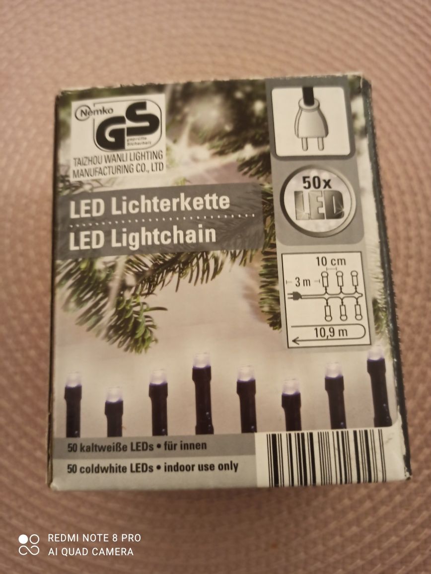 Lampki choinkowe led -50szt.