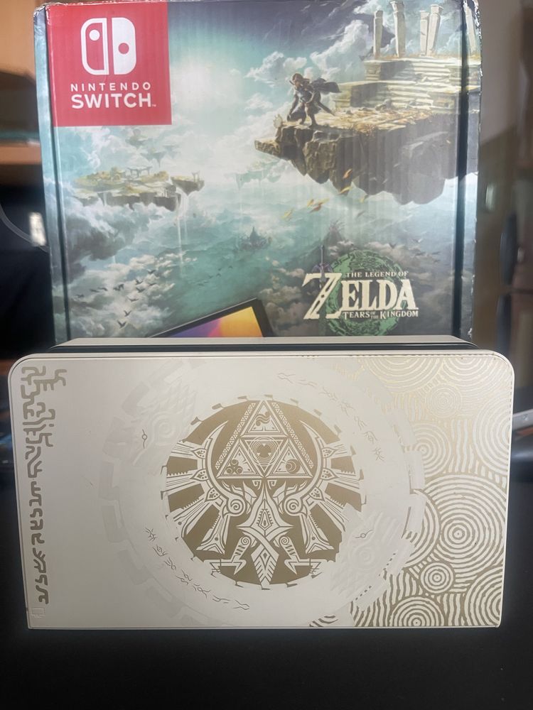 Nintendo switch oled cfw 128gb zelda edition unikat