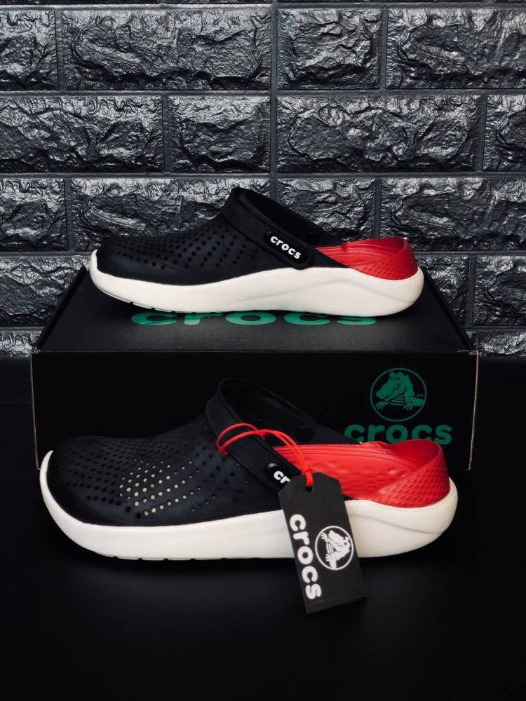 Мужские Шлепанцы Crocs Черные Шлепанцы Кроксы