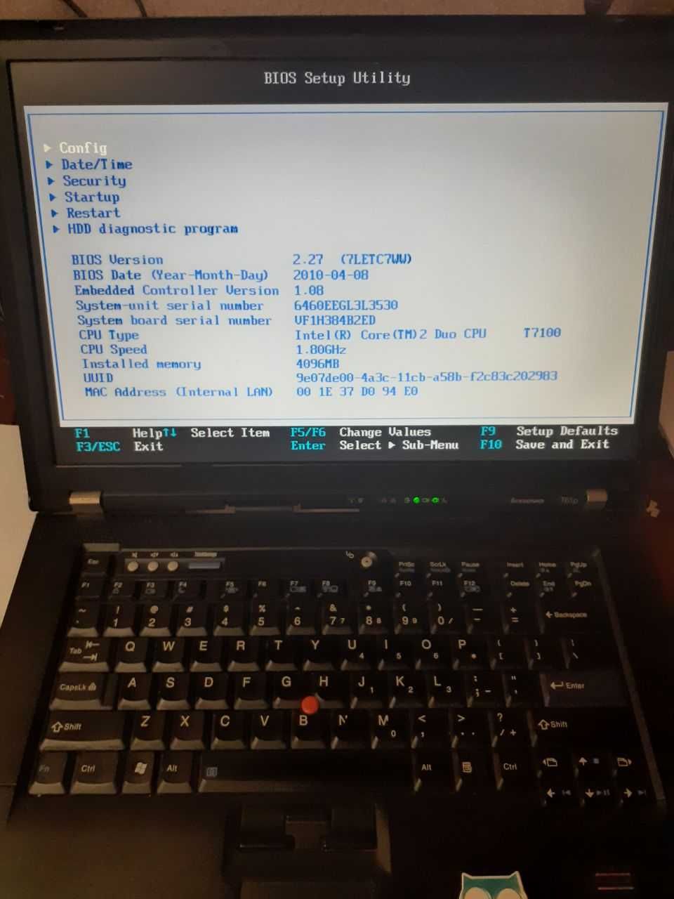 Lenovo Thinkpad t61p