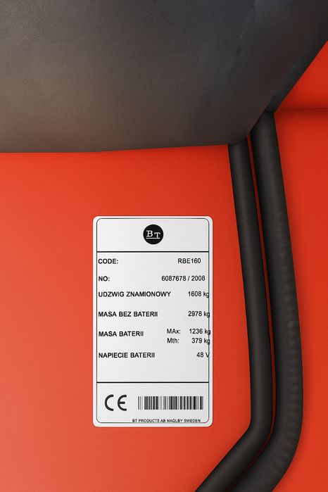 Wynajem Wózek widłowy BT Reflex RRE160 (reach truck)