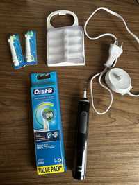 Электрическая Зубная щетка OralB Pro 3 braun Насадки Philips Sonicare