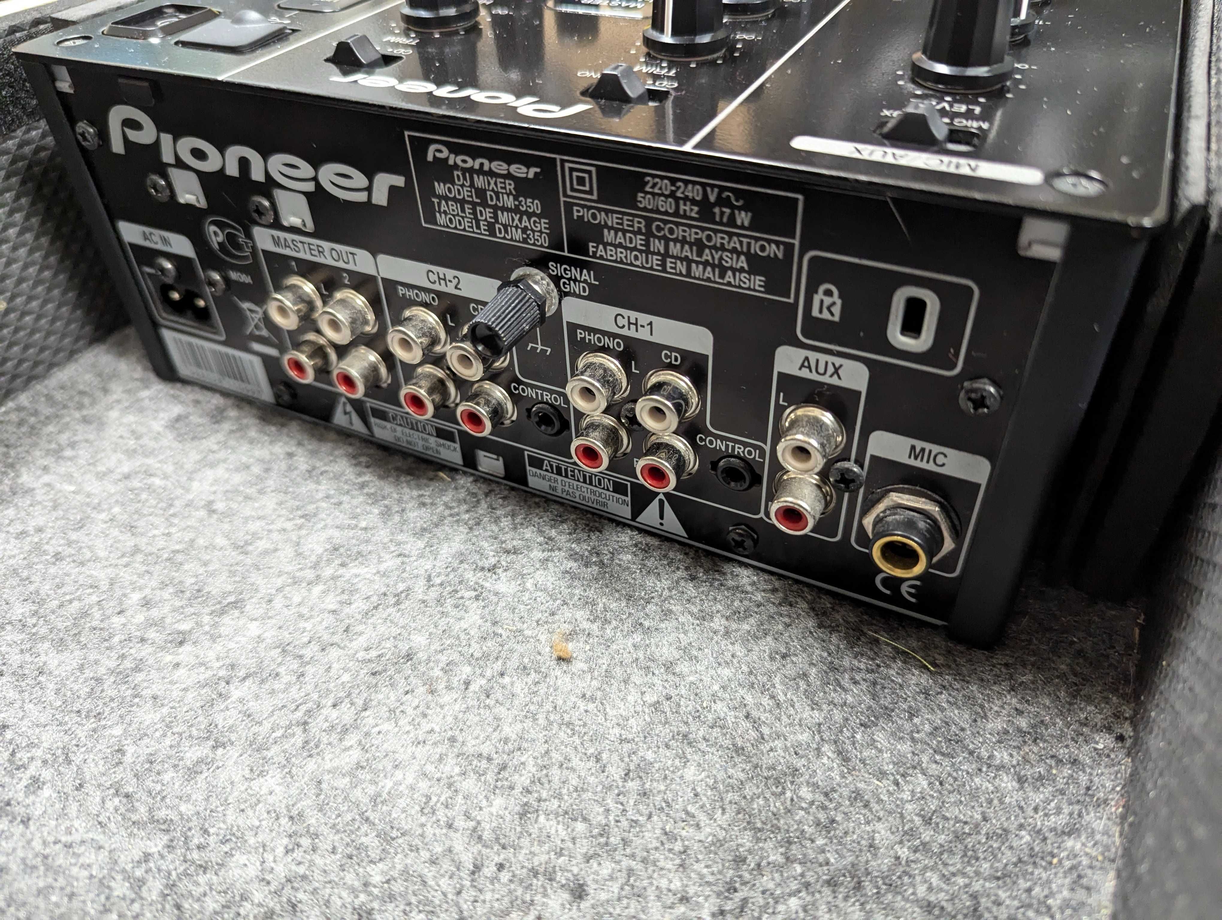Pioneer CDJ 350 + DJM 350 USB / CD / REKORDBOX case z kółkami, DOWÓZ !