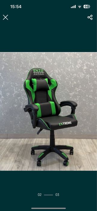 АКЦІЯ Геймерське Комп'ютерне спортивне крісло офісне Ігрове крісло Гей