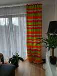 Zasłony kolorowe w paski 120x250