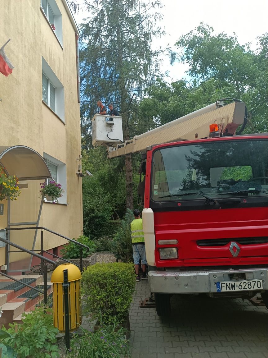 Podnośnik koszowy zwyżka 22m i 34m