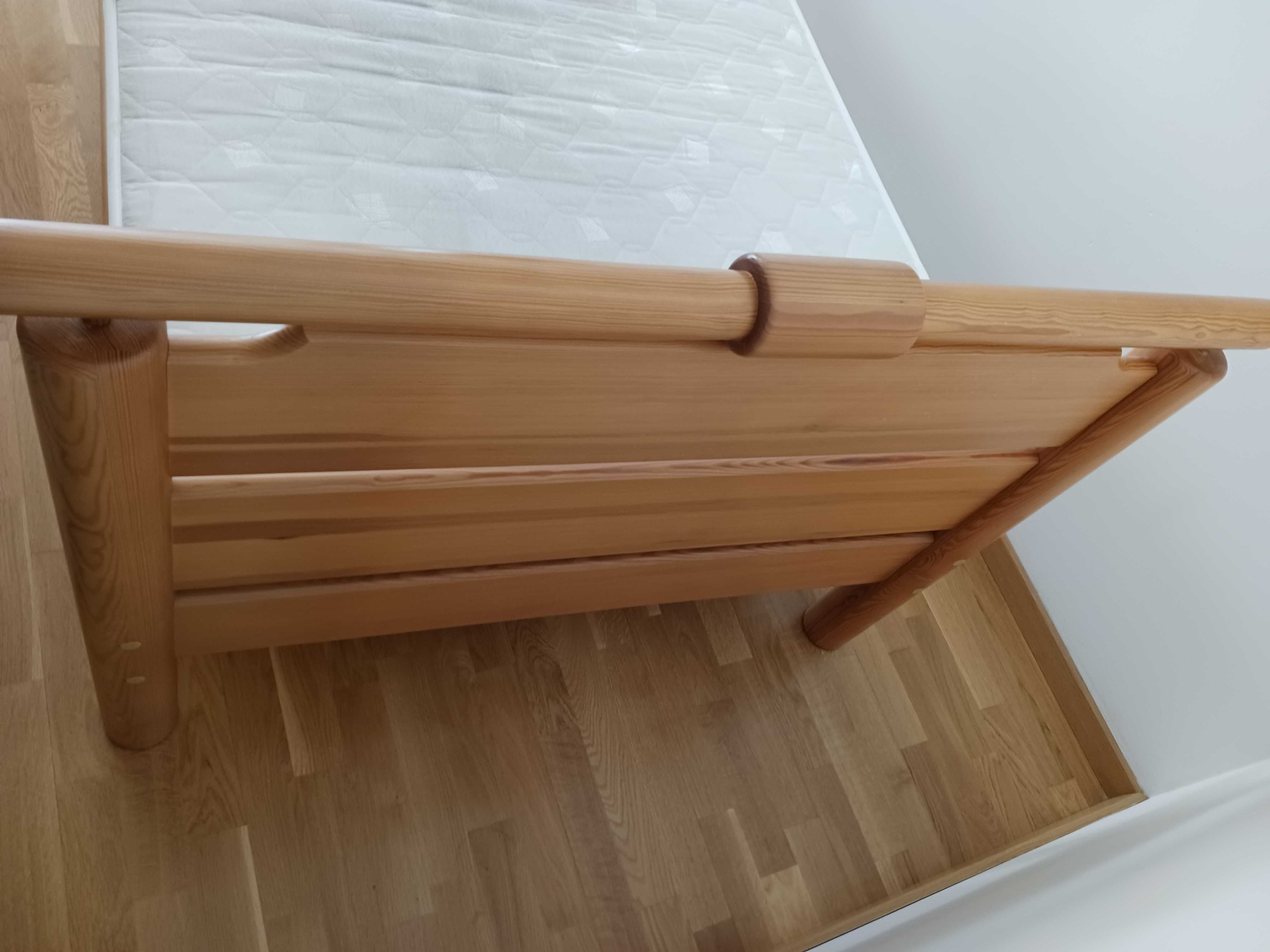 łóżko sosna 100x200 z materacem janpol
