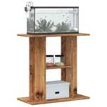 vidaXL Szafka pod akwarium, stare drewno, 60x30x60 cm