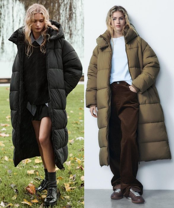 Пуховик Zara XS-M