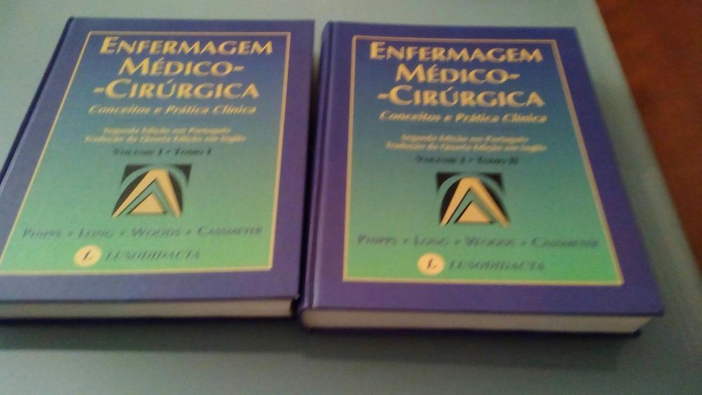 Enfermagem médico cirurgica - Conceitos e prática clínica -como novos!