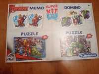2 puzzles + memo + Dominó
