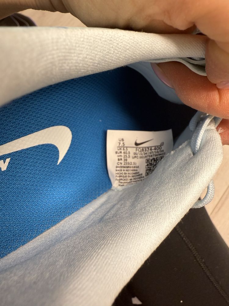 Бутси оригінал Nike ZOOM VAPOR 16 ACADEMY FG/MG LIGHT BLUE FQ8374-400