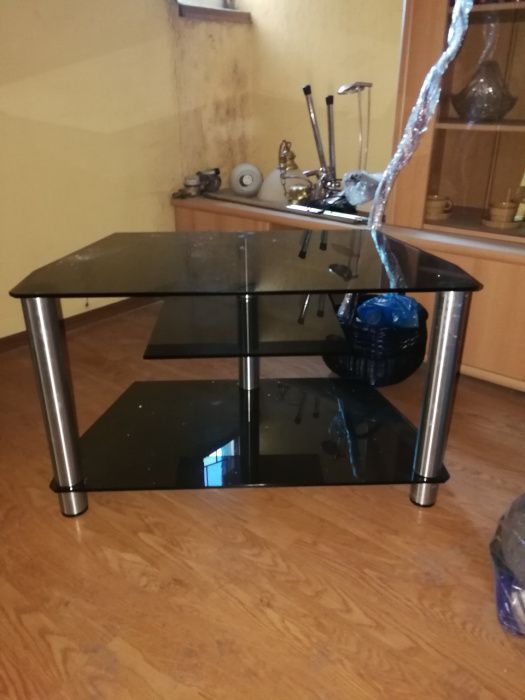 Szklany Stolik pod telewizor rtv świetny stan