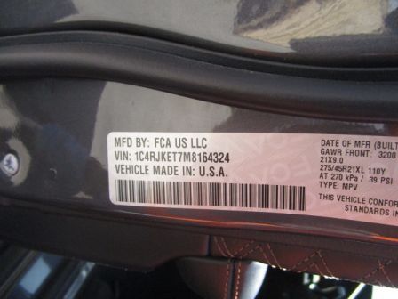 Jeep Grand Cherokee, L Summit