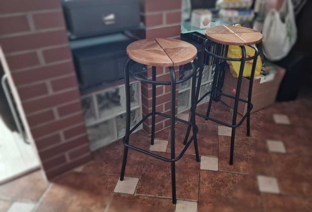 Hoker Stołek barowy Krzesło Kuchenne barowe Taboret