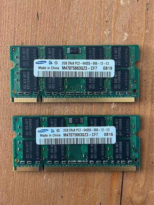 2 RAM Modules 2GB 2Rx864284555799811120