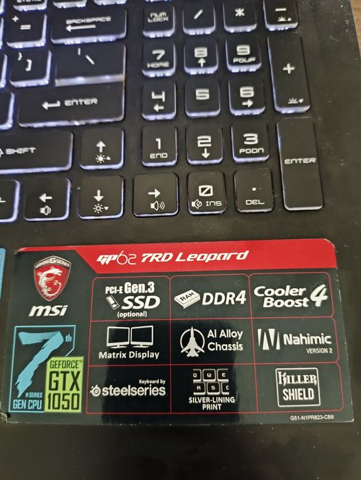 Laptop gamingowy MSI