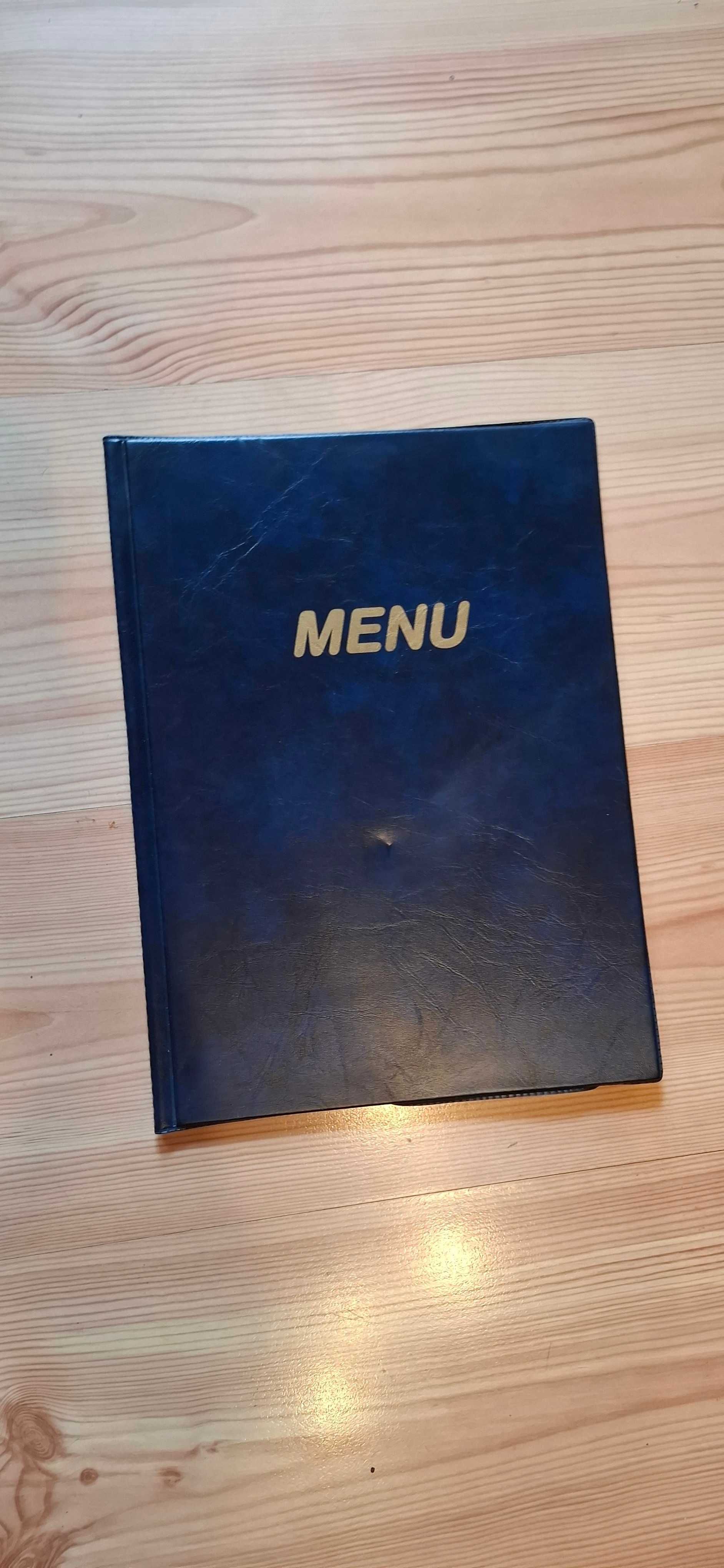 Karty Menu do dań i napojów -zestaw 3 sztuk.