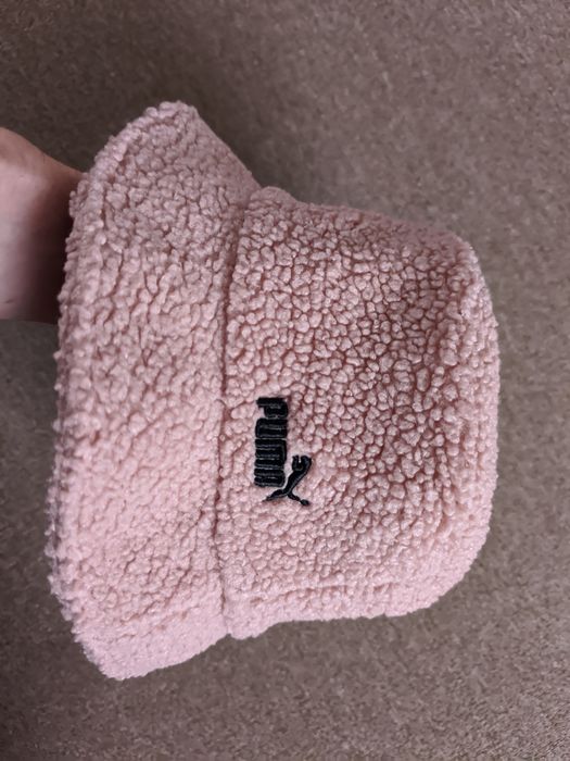 Розовая фирменная Панама Puma Core Winter Bucket панамка