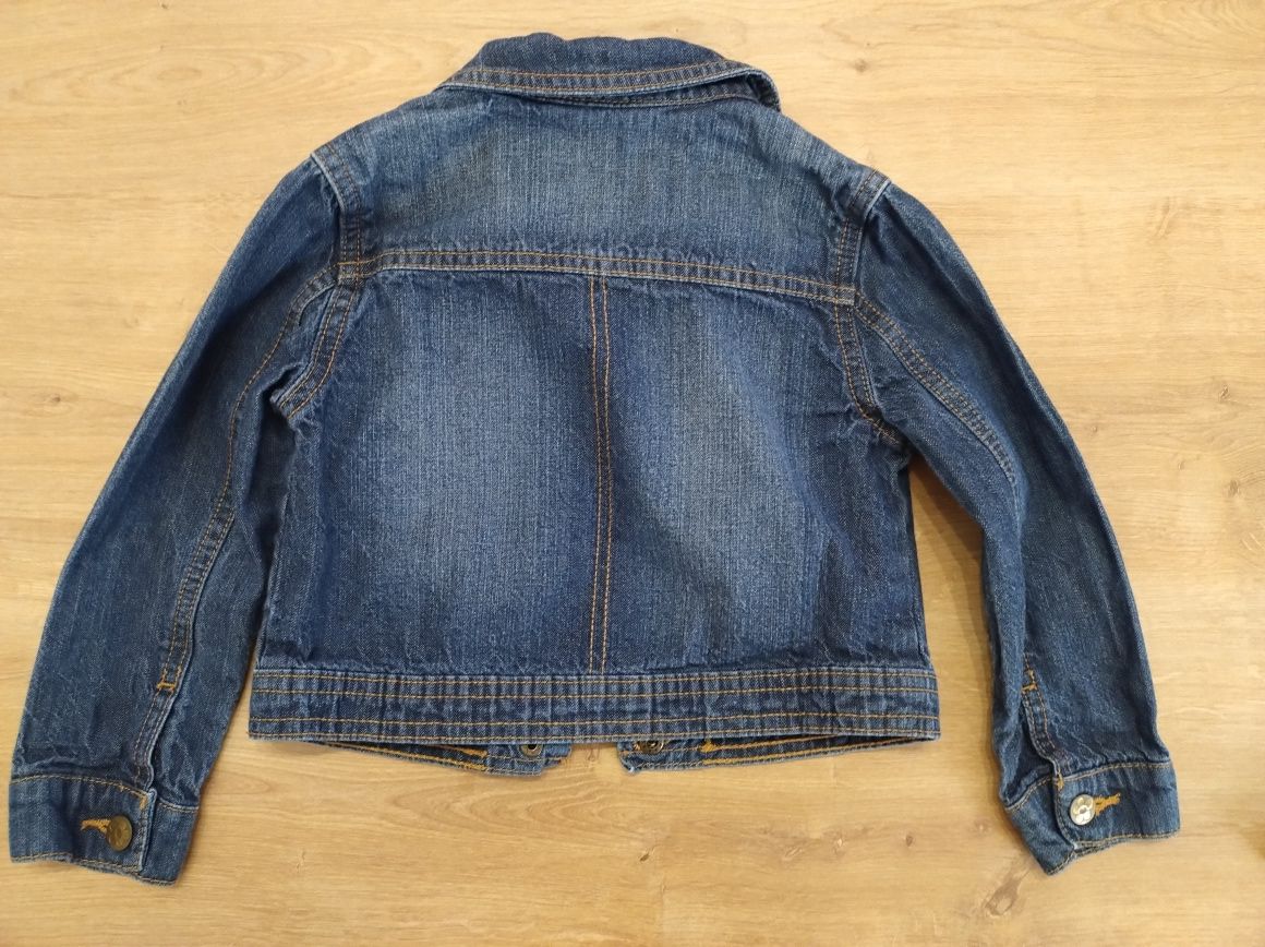 Dziewczęca kurtka jeansowa katana 104 kurteczka George kokardki