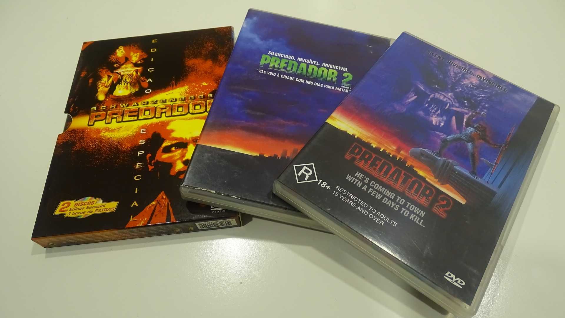 Filmes Predador 1 e 2 - ED Esp 2 DVD - RARO