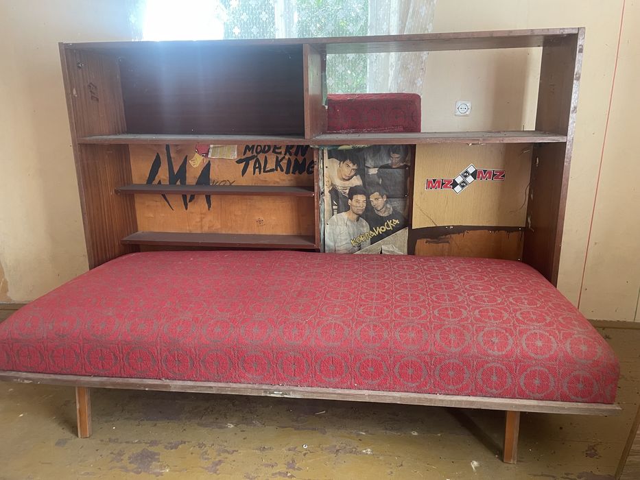 Biurko tapczan wielofunkcyjny stary prl 190