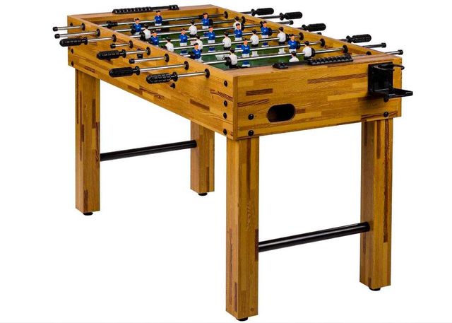 PIŁKARZYKI DREWNIANE stół do gry w piłkarzyki + piłeczki