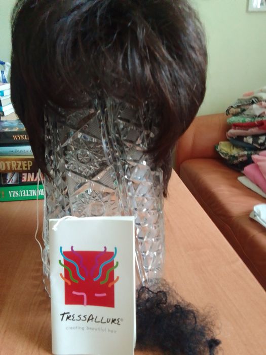 Peruka Tressallure, brąz, Nowa.